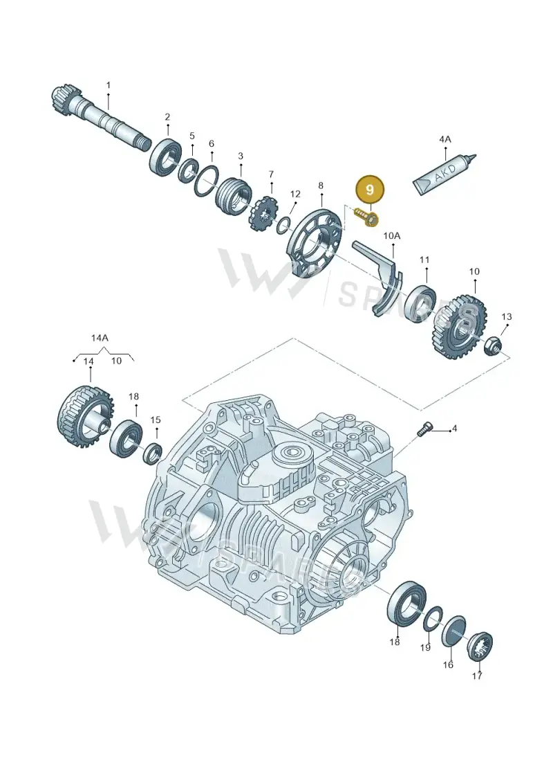 N10231401 — Volkswagen New Beetle             06> (2005-) diagram 203323700, position 9