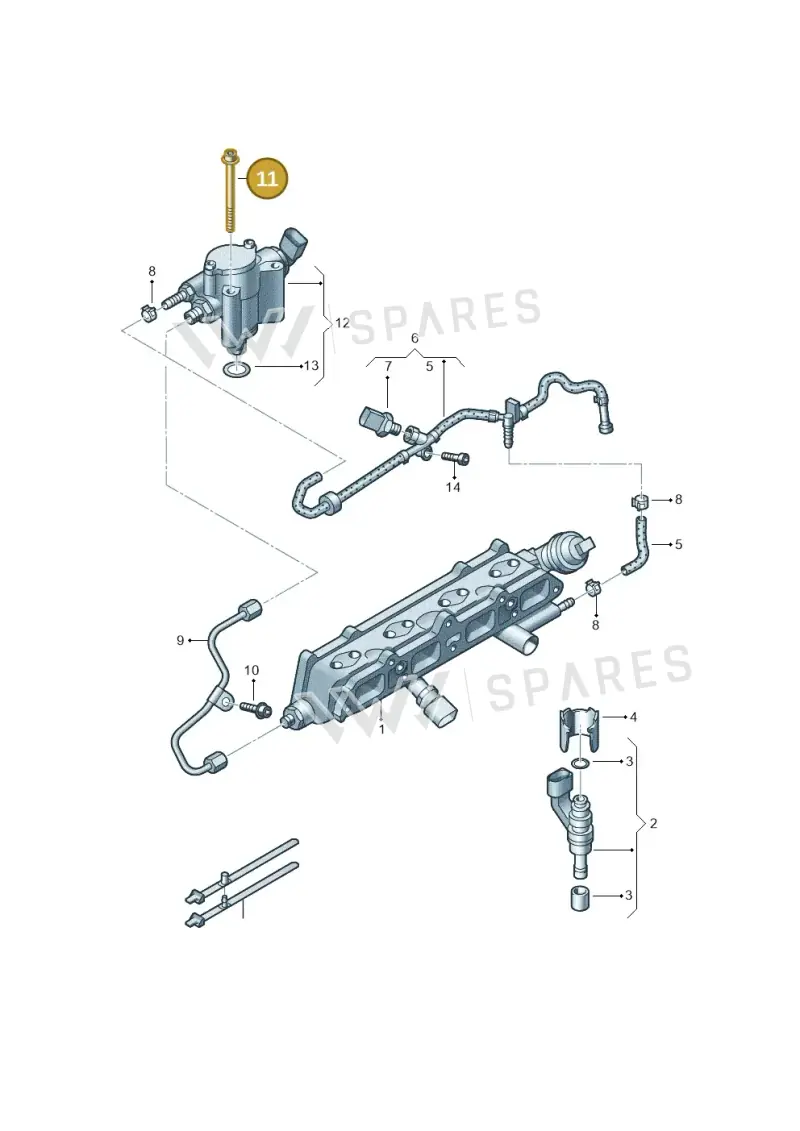 N10247505 — Volkswagen Passat estate (2008-2011) diagram 420133530, position 11