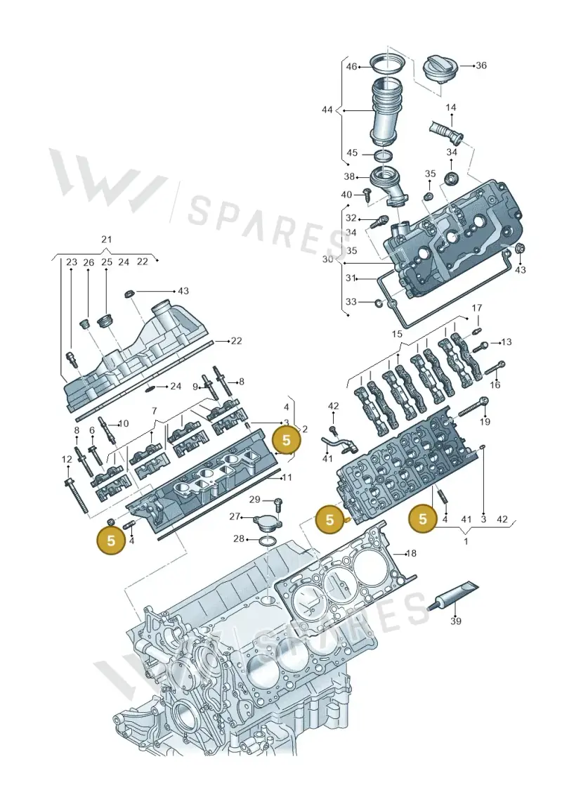 N10283304 — Volkswagen Amarok twin cab (2022-) diagram 894103650, position 5