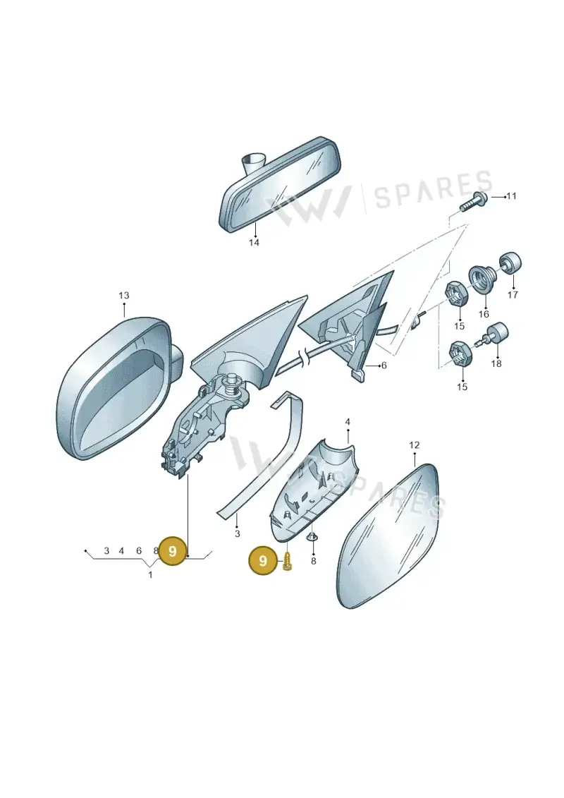 N10285301 — Volkswagen LUPO/3L TDI (2003-2005) diagram 232857400, position 9