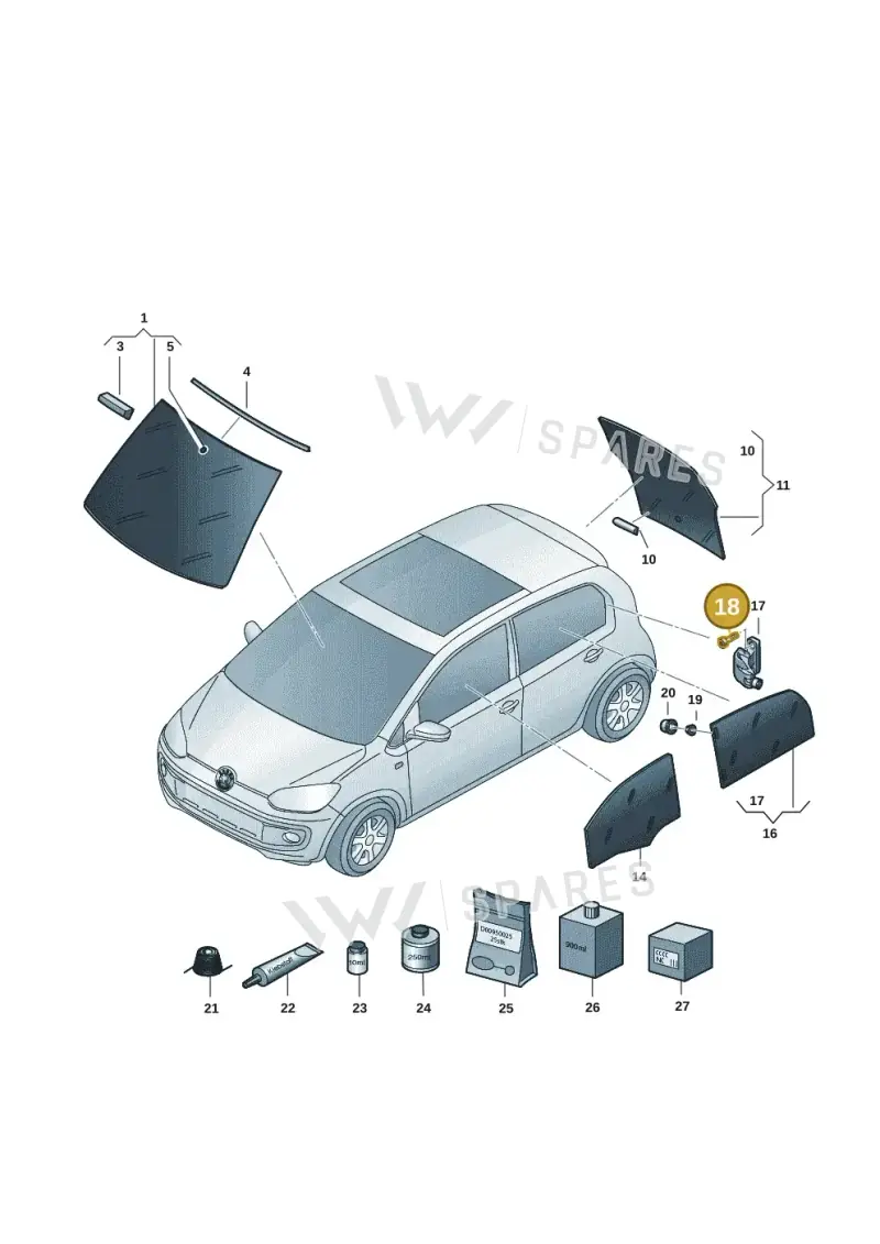 N10285504 — Skoda Citigo (2019-2021) diagram 727845002, position 18