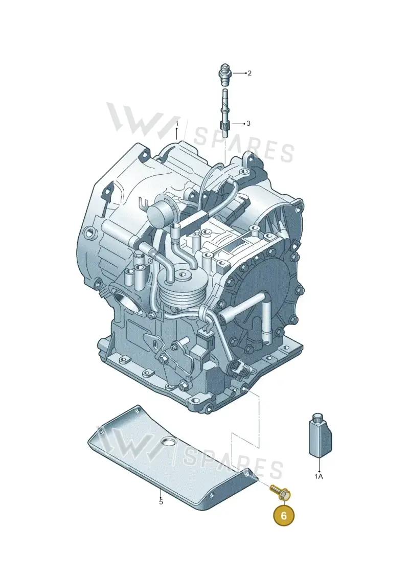 N10285906 — Volkswagen POLO (2005-) diagram 158300500, position 6