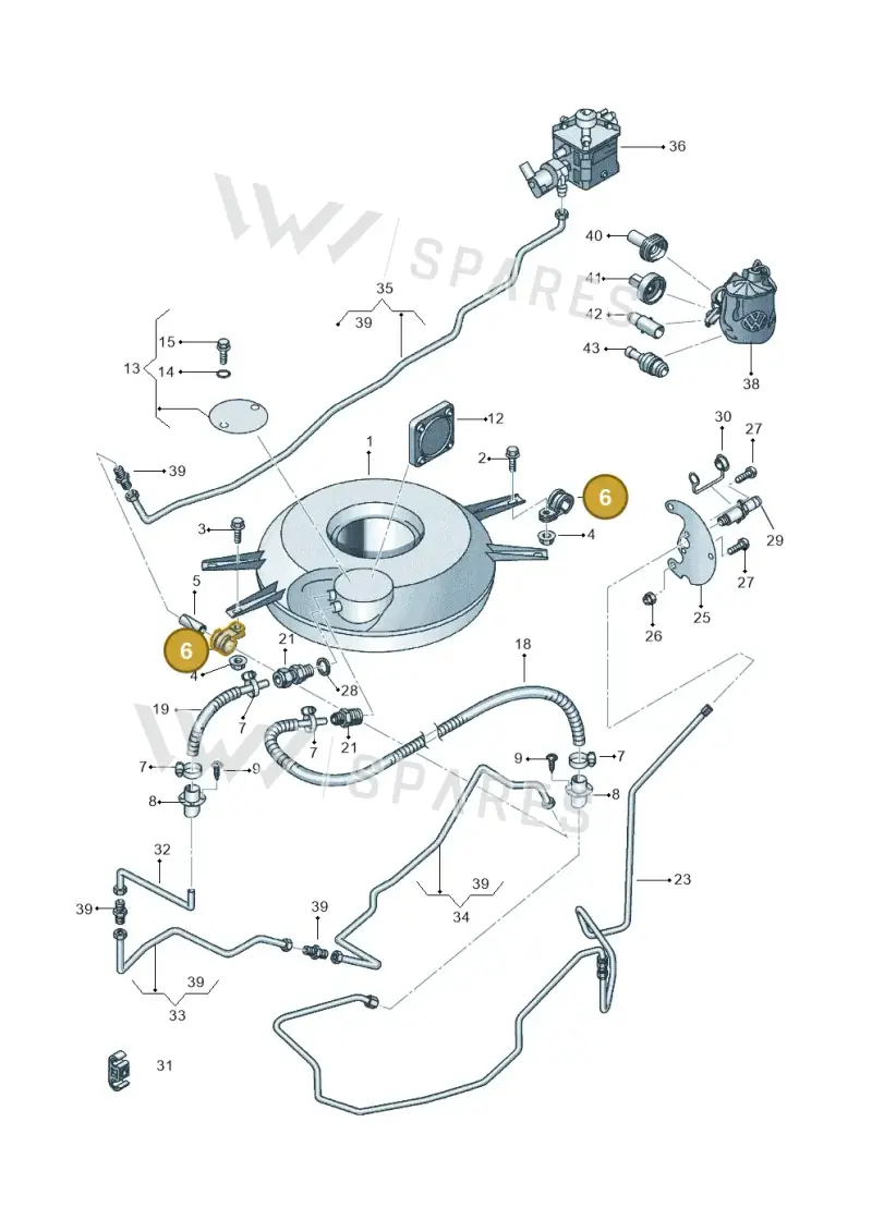 N10300103 — SEAT Altea XL (2013-) diagram 703201090, position 6
