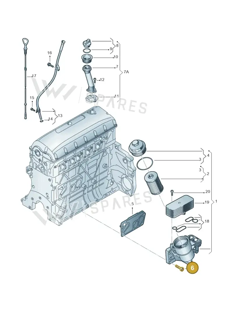 N10307502 — Volkswagen Transp. caravelle (2008-2009) diagram 410115900, position 6