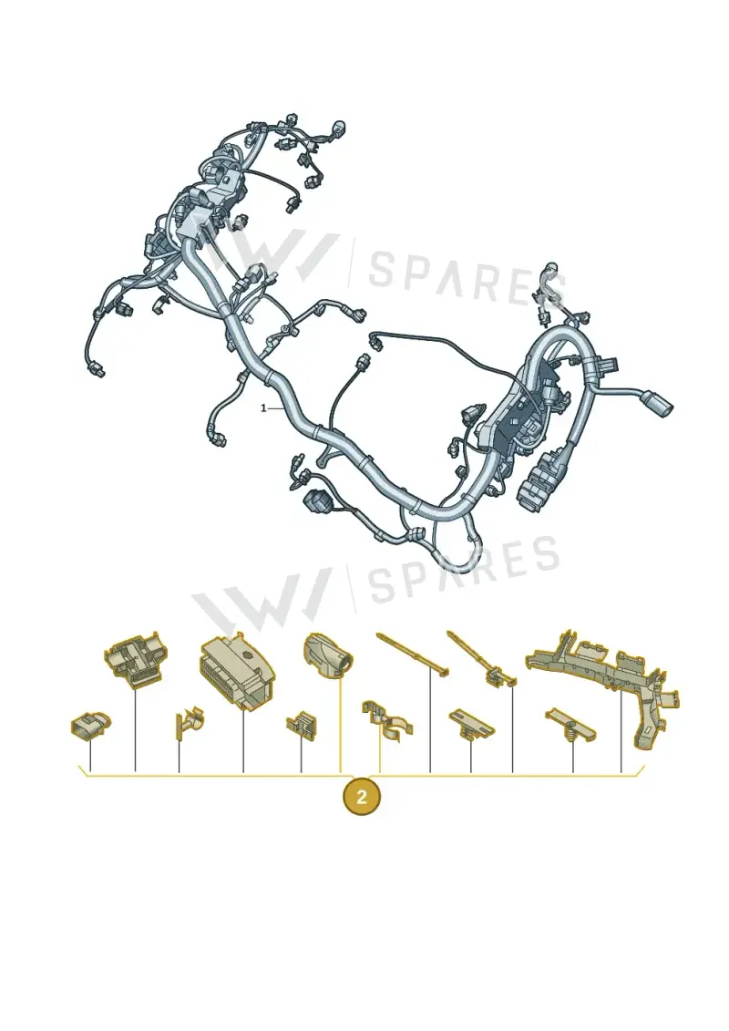 N10311306 — Audi A3 Sportback (2019-2025) diagram 896971013, position 2