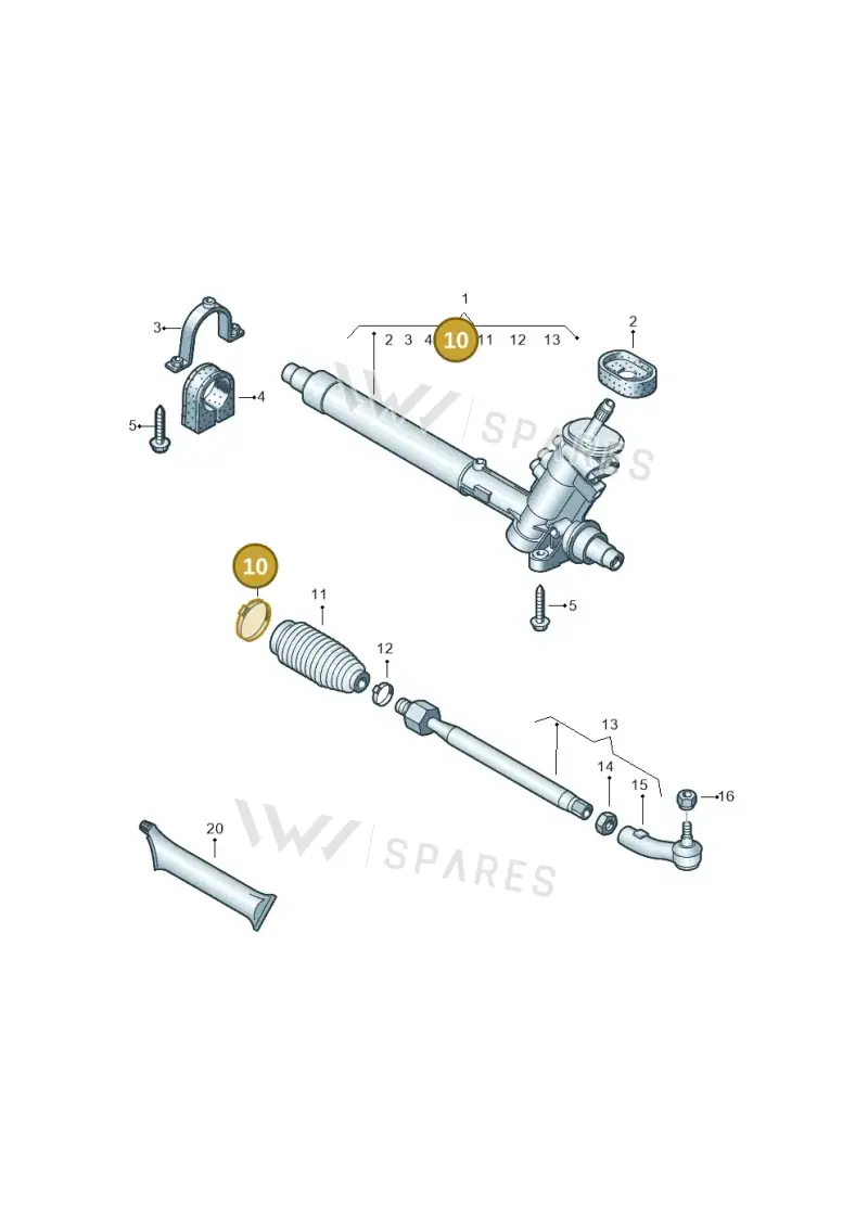 N10312301 — Audi A1 Sportback (2010-2015) diagram 708423000, position 10