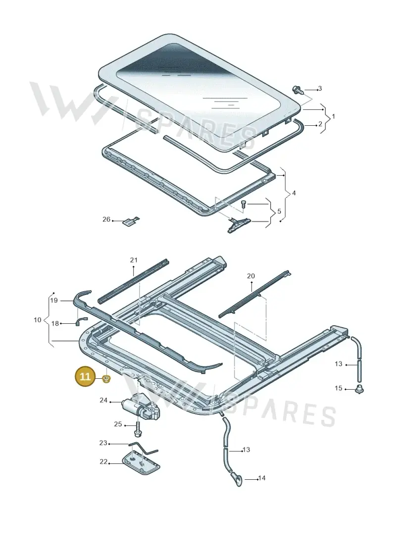 N10312603 — SEAT Exeo ST Reference (2008-2011) diagram 219877100, position 11