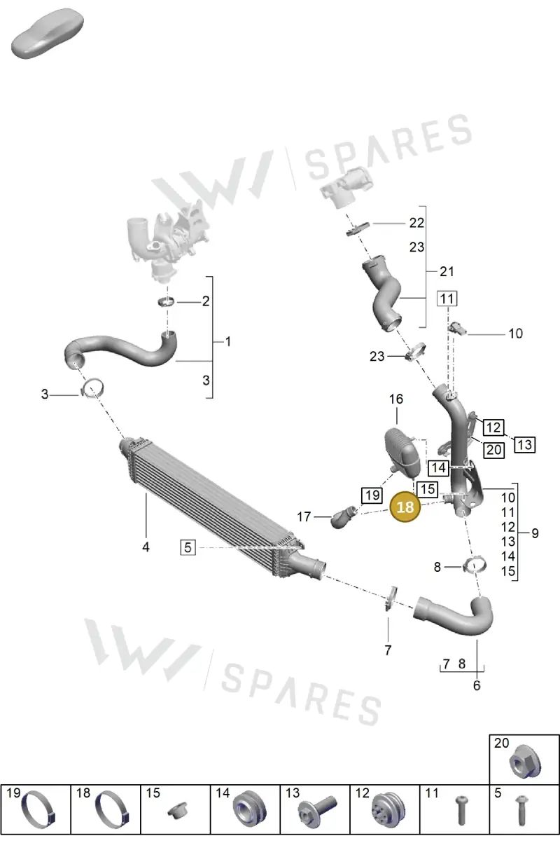 N10313201 — Porsche Macan (2018-2022) diagram p52000024, position 18