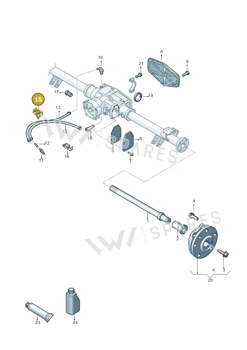 N10315002 — Volkswagen Caddy kombi (2015-2020) diagram 652501100, position 15
