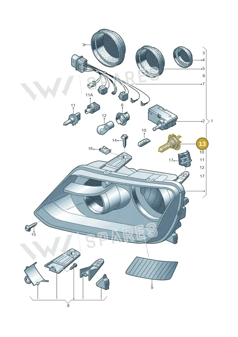 N10320102 — Volkswagen Amarok twin cab (2022-) diagram 749941100, position 13