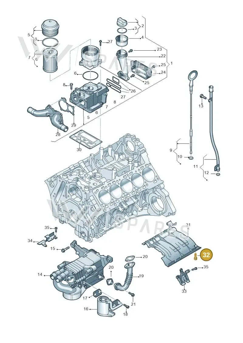 N10335208 — Volkswagen Touareg                08> (2007-) diagram 274115450, position 32
