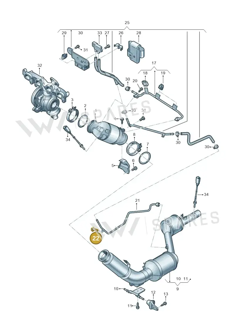 N10335208 — Volkswagen MAN TGE 55 (2016-2021) diagram 806253100, position 22