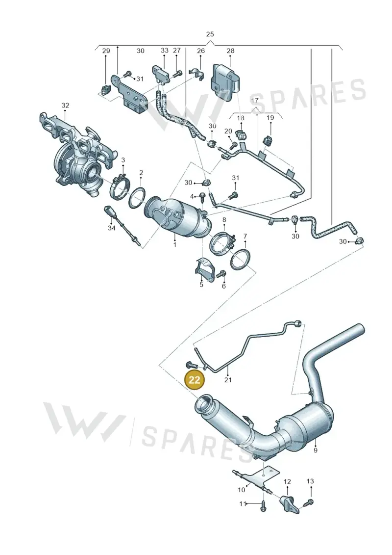 N10335208 — Volkswagen MAN TGE 55 (2016-2021) diagram 806253600, position 22