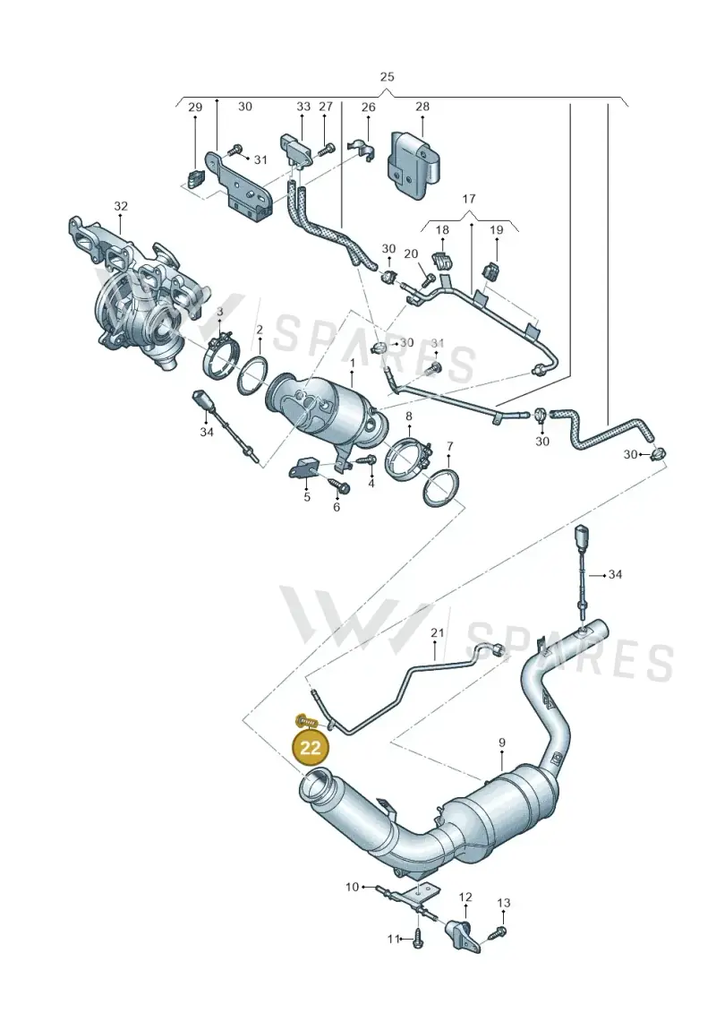 N10335208 — Volkswagen MAN TGE 55 (2016-2021) diagram 806253900, position 22