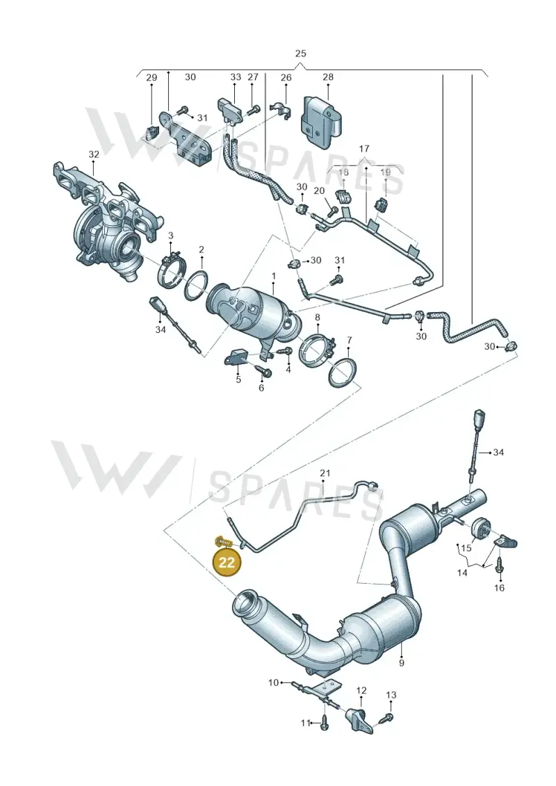 N10335208 — Volkswagen MAN TGE 55 (2016-2021) diagram 806253920, position 22