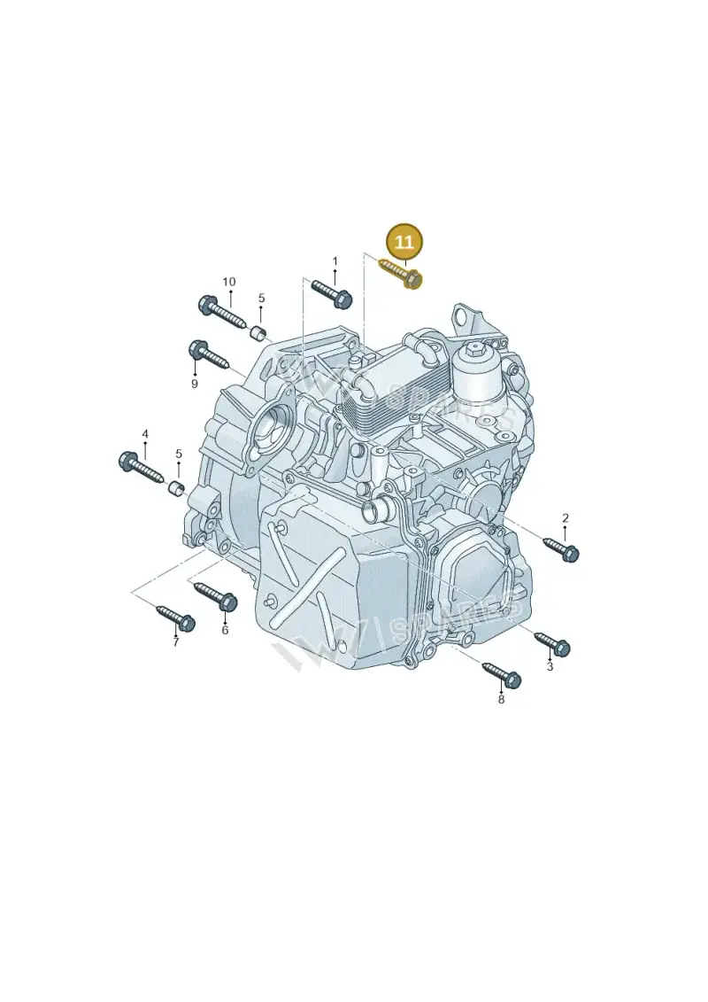 N10337803 — Volkswagen Passat CC (2011-2016) diagram 737300910, position 11