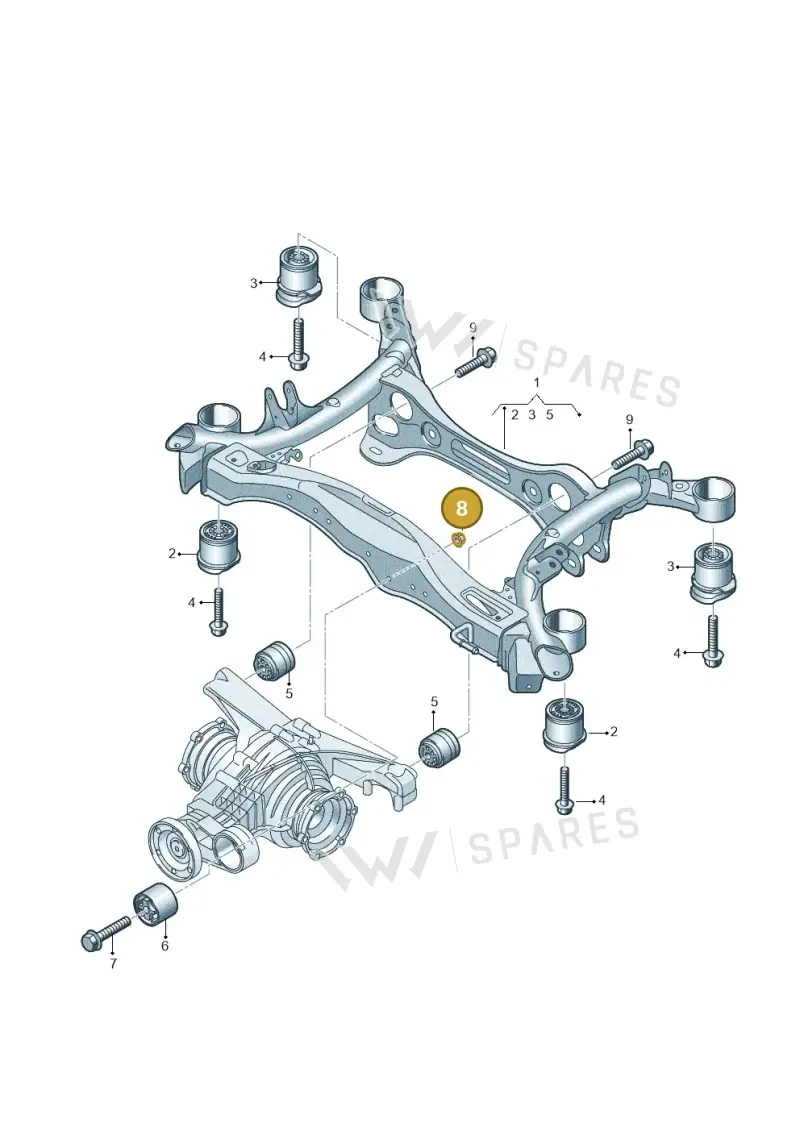 N10340203 — Audi RS5 Sportback (2017-2025) diagram 847505100, position 8