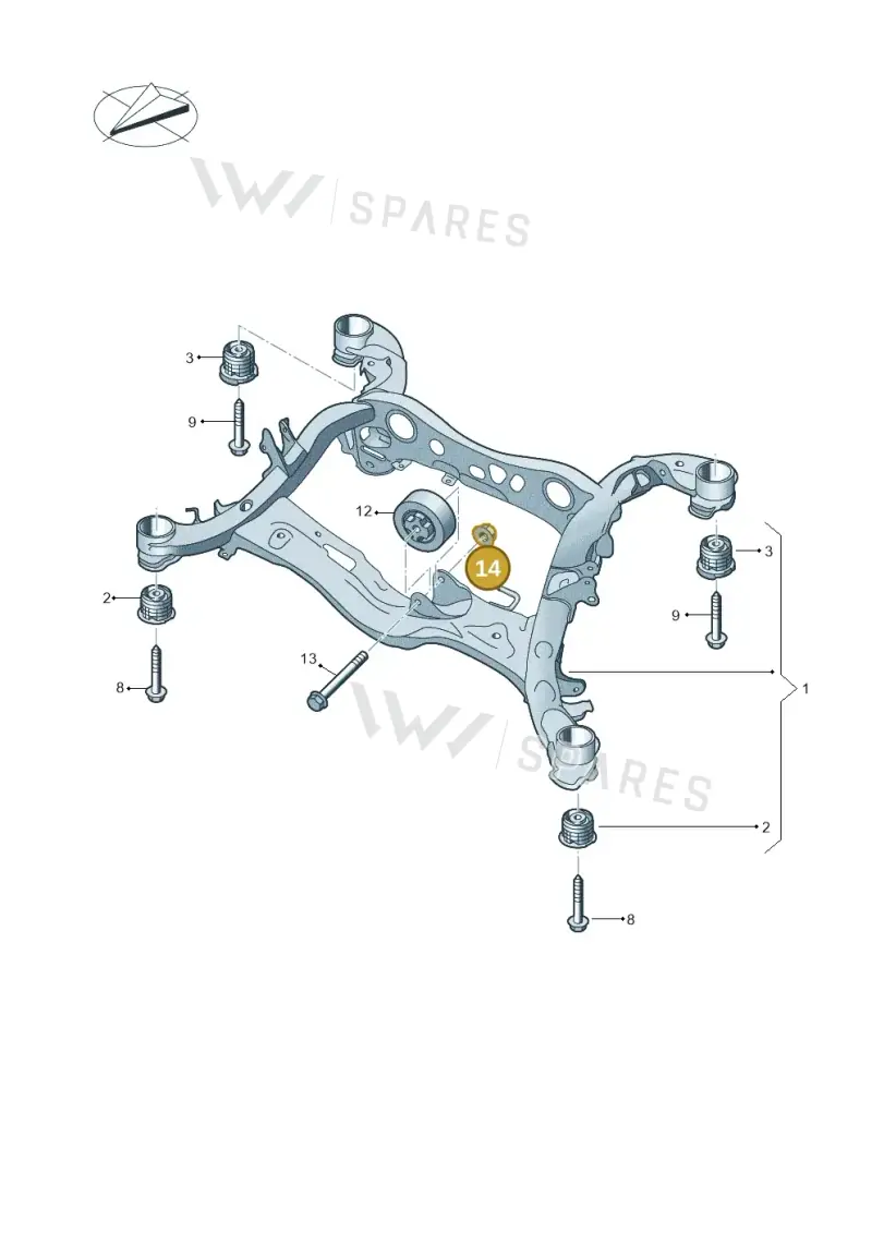 N10340203 — Audi Q5 (2016-2025) diagram 896505000, position 14