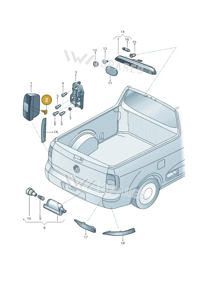 N10353802 — Volkswagen Saveiro (2016-2017) diagram 557945000, position 2
