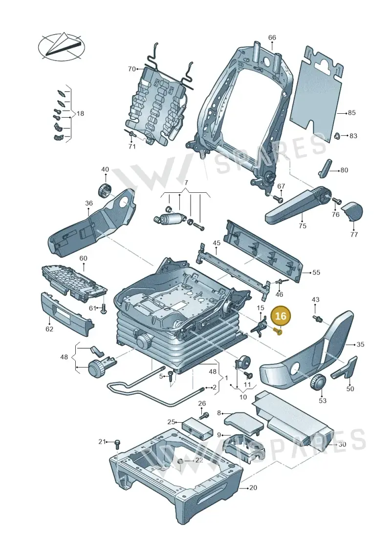 N10354503 — Volkswagen MAN TGE 55 (2016-2021) diagram 806881080, position 16