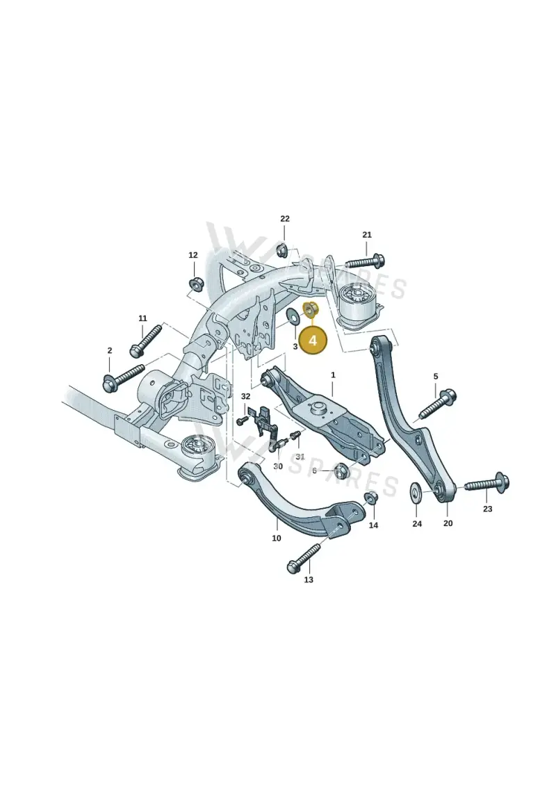 N10401802 — Volkswagen ID.7 Limousine Pro (2023-) diagram 10a505050, position 4