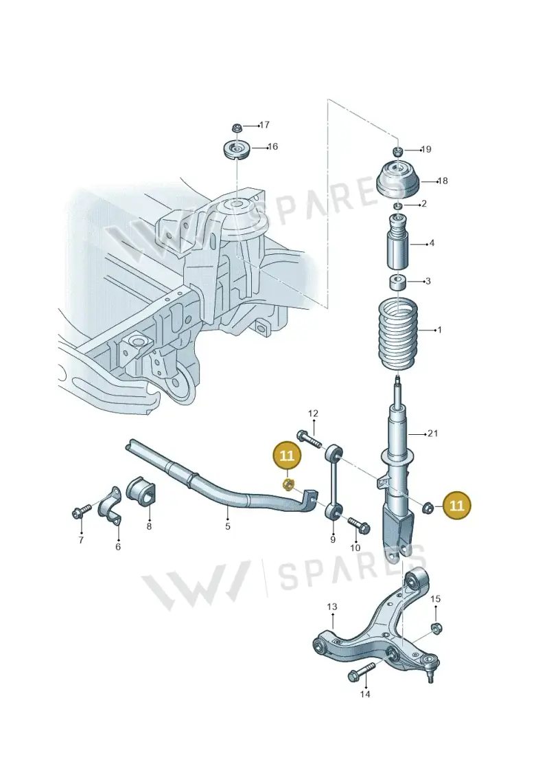 N10402904 — Volkswagen Amarok twin cab (2022-) diagram 683411000, position 11