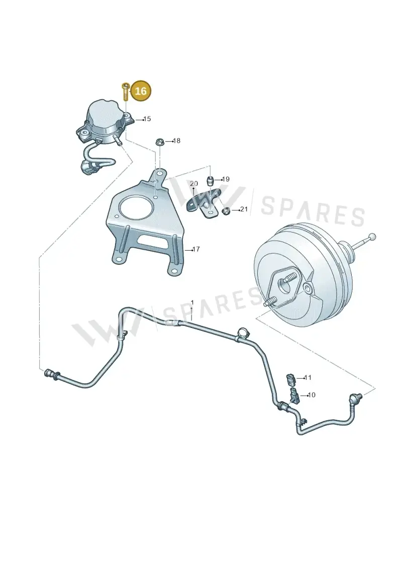 N10405702 — Volkswagen E-Crafter 35 (2018-2024) diagram 599611700, position 16