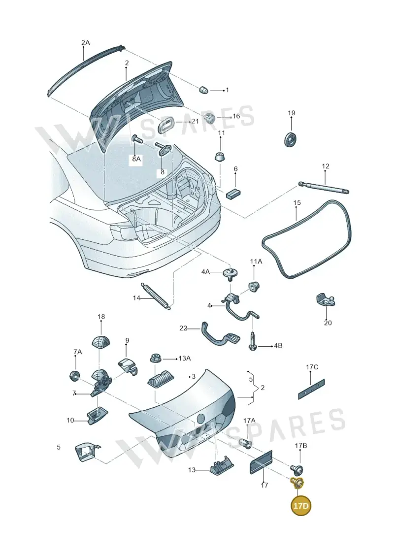 N10406505 — Volkswagen Jetta 2.0 (2015-2015) diagram 692827200, position 17D