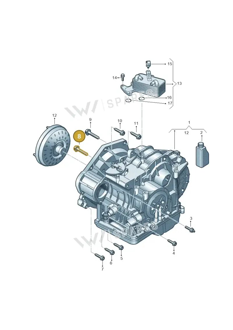 N10409104 — Volkswagen Golf 2.0 (2016-2020) diagram 827380010, position 8