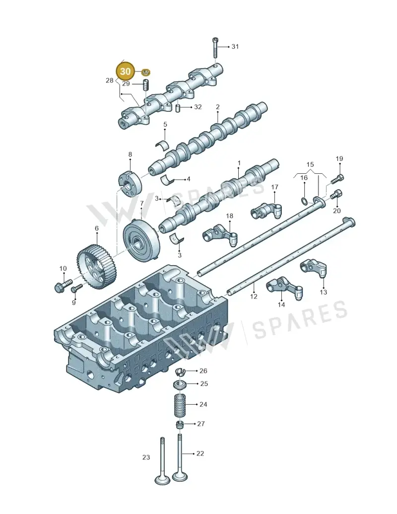 N10412901 — Volkswagen JETTA                  06> (2006-) diagram 409109400, position 30