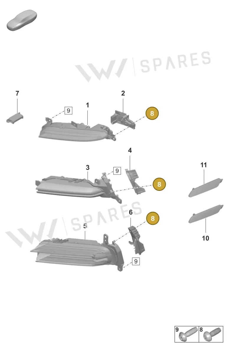 N10415902 — Porsche Panamera (2020-2023) diagram p58905002, position 8