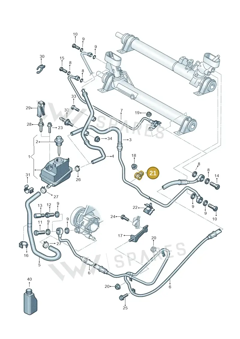 N10423601 — Volkswagen Jetta Wagon (2001-2001) diagram 209422470, position 21