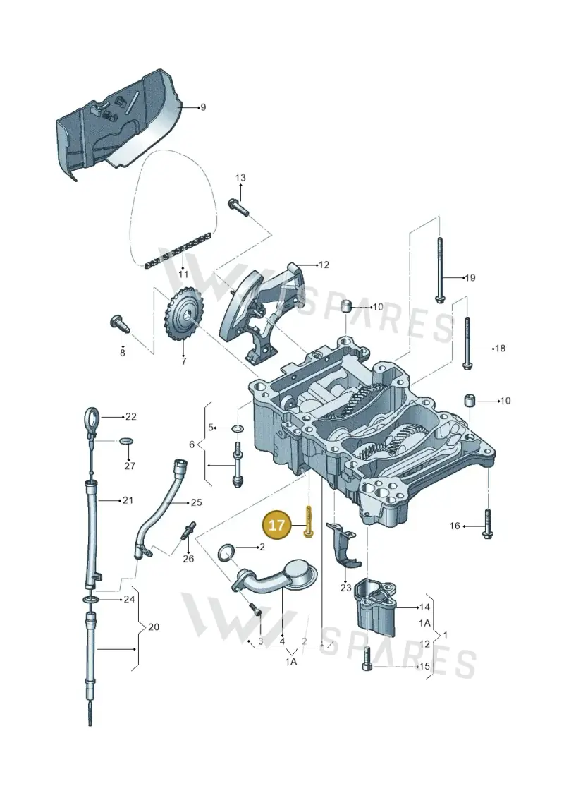 N10430503 — Volkswagen JETTA                  06> (2005-) diagram 462115150, position 17