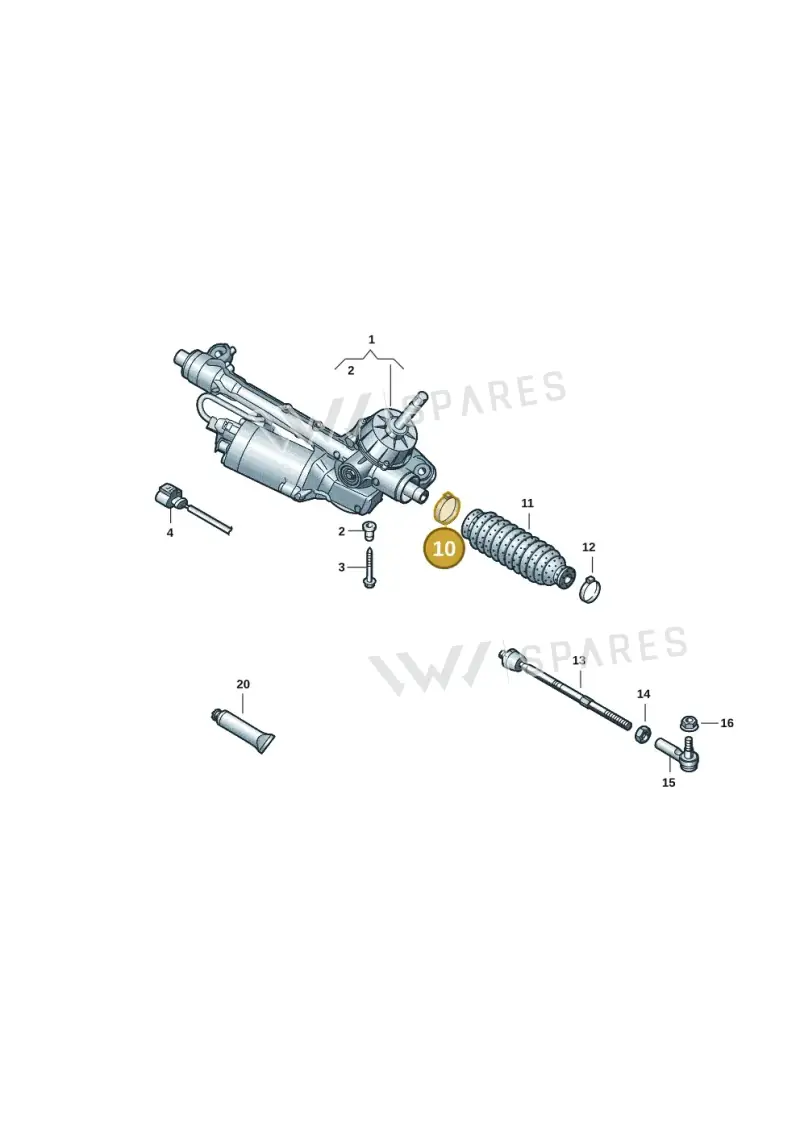 N10434402 — Volkswagen ID.7 Limousine Pro (2023-) diagram 10a423050, position 10