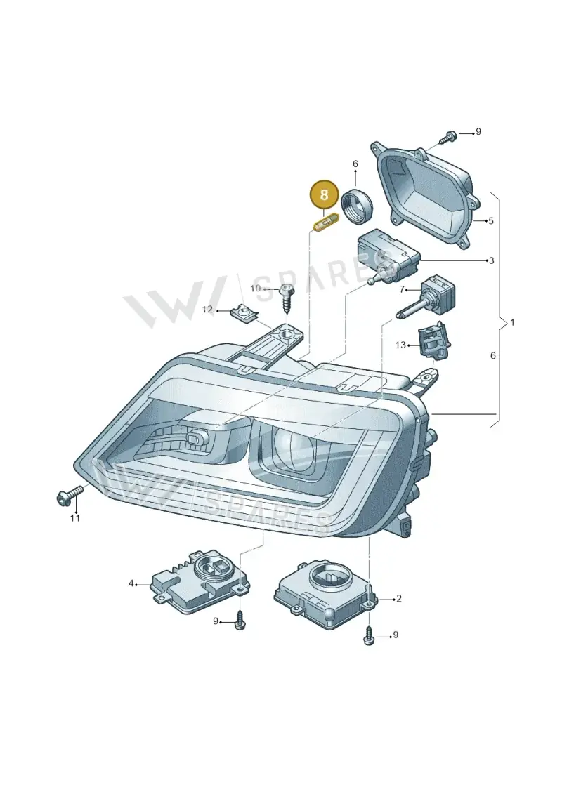 N10445602 — Volkswagen Amarok twin cab (2022-) diagram 749941200, position 8