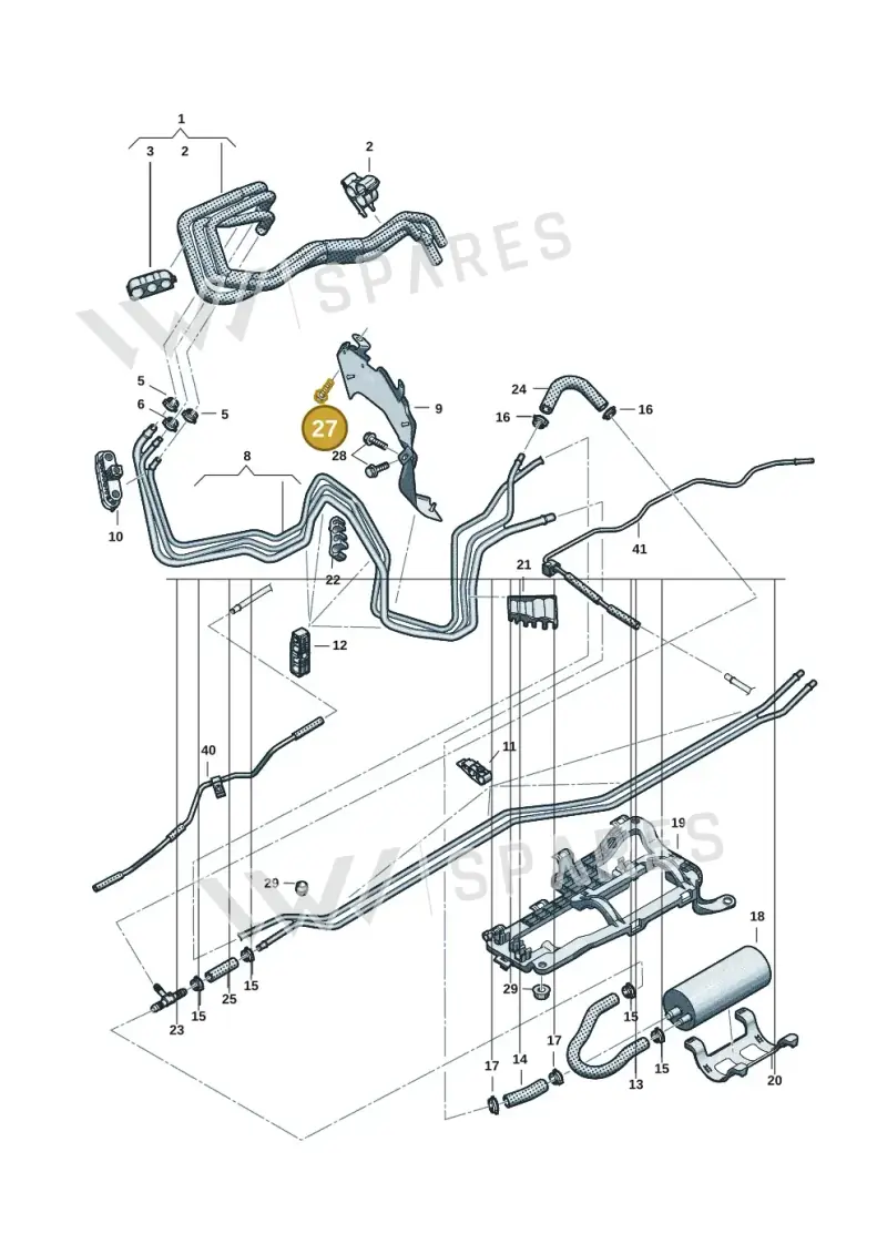 N10449202 — Audi A5 Limousine (2024-2025) diagram 8wh201600, position 27