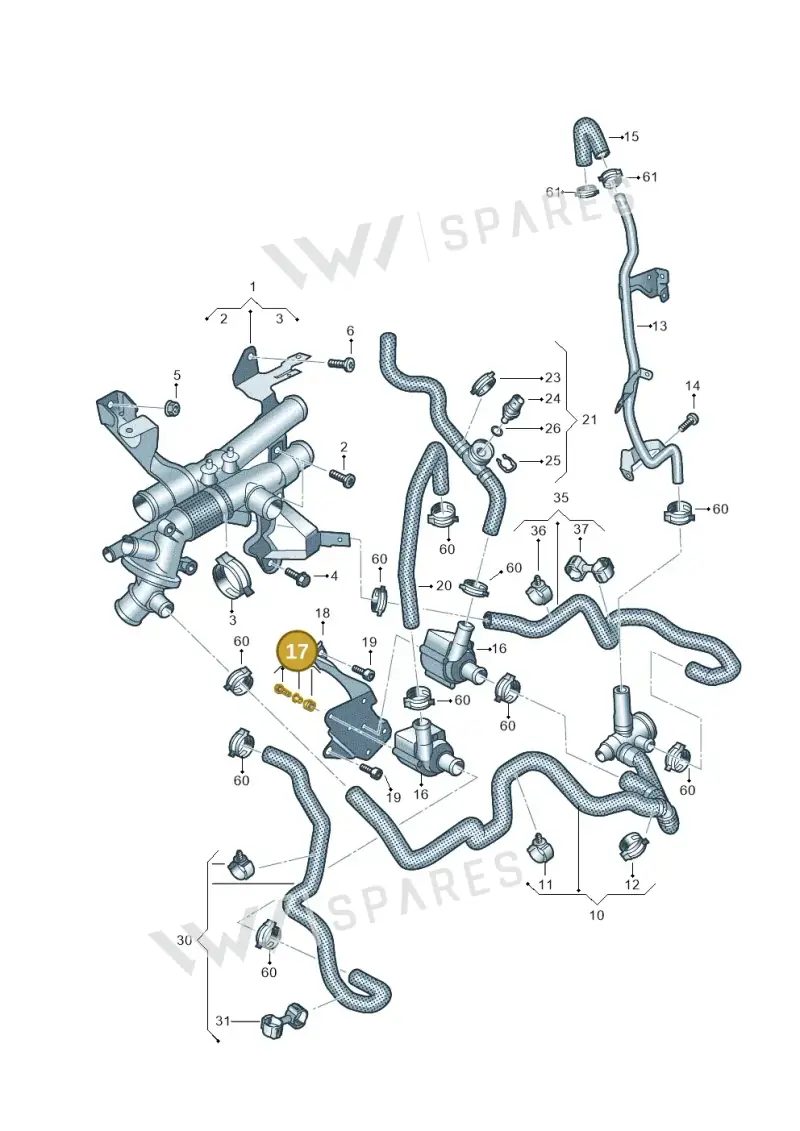N10451401 — Volkswagen MAN TGE 55 (2016-2021) diagram 806121220, position 17