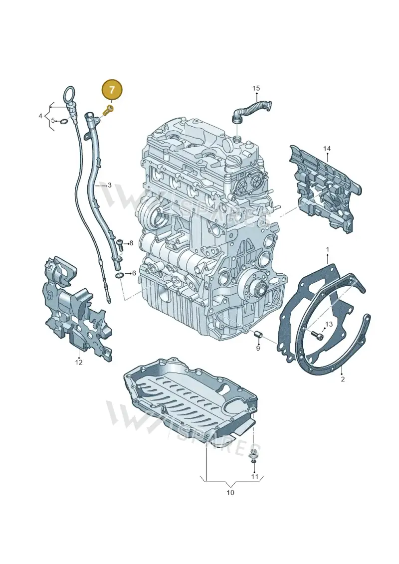 N10451405 — Volkswagen Passat estate (2023-) diagram 793103950, position 7