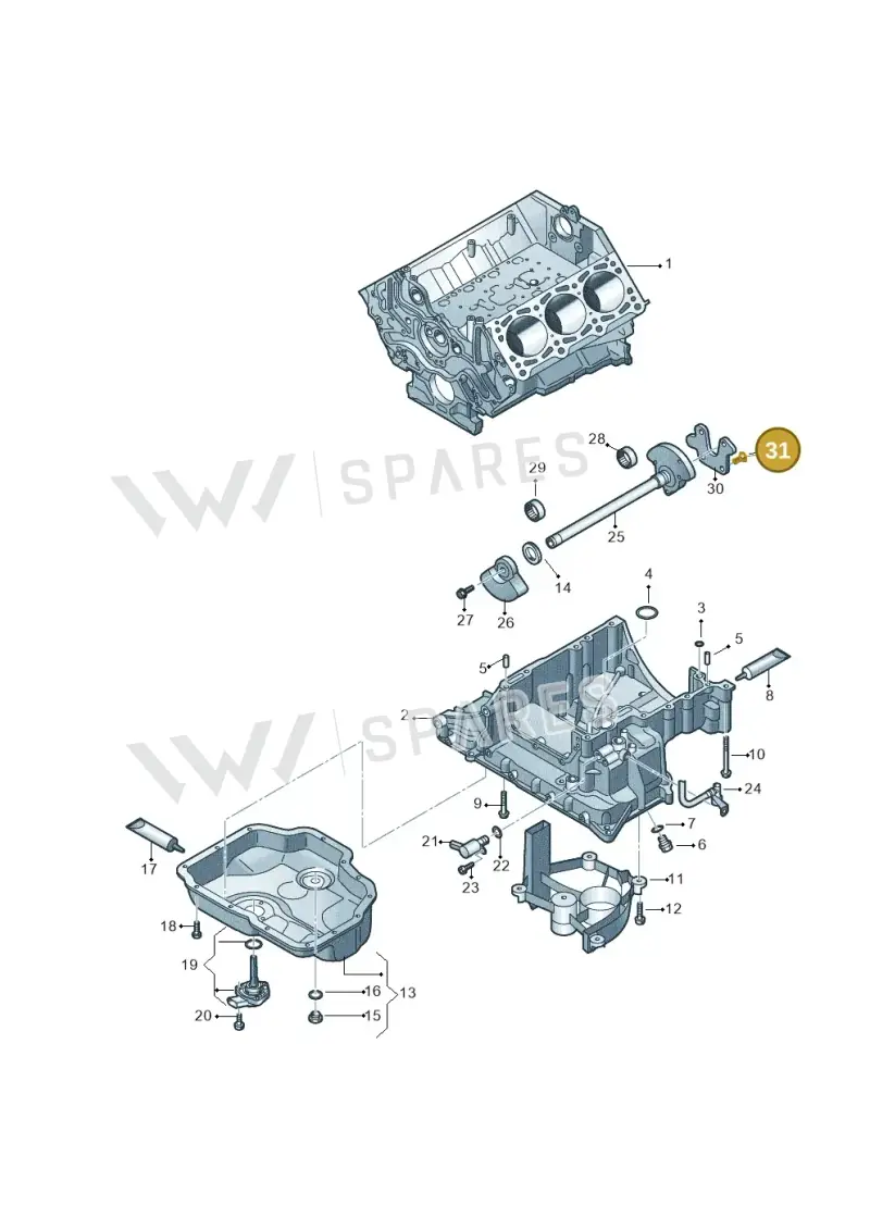 N10456004 — Volkswagen Amarok twin cab (2022-) diagram 693103280, position 31