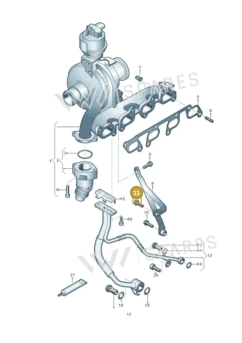 N10464002 — Volkswagen Amarok twin cab (2022-) diagram 894145000, position 11