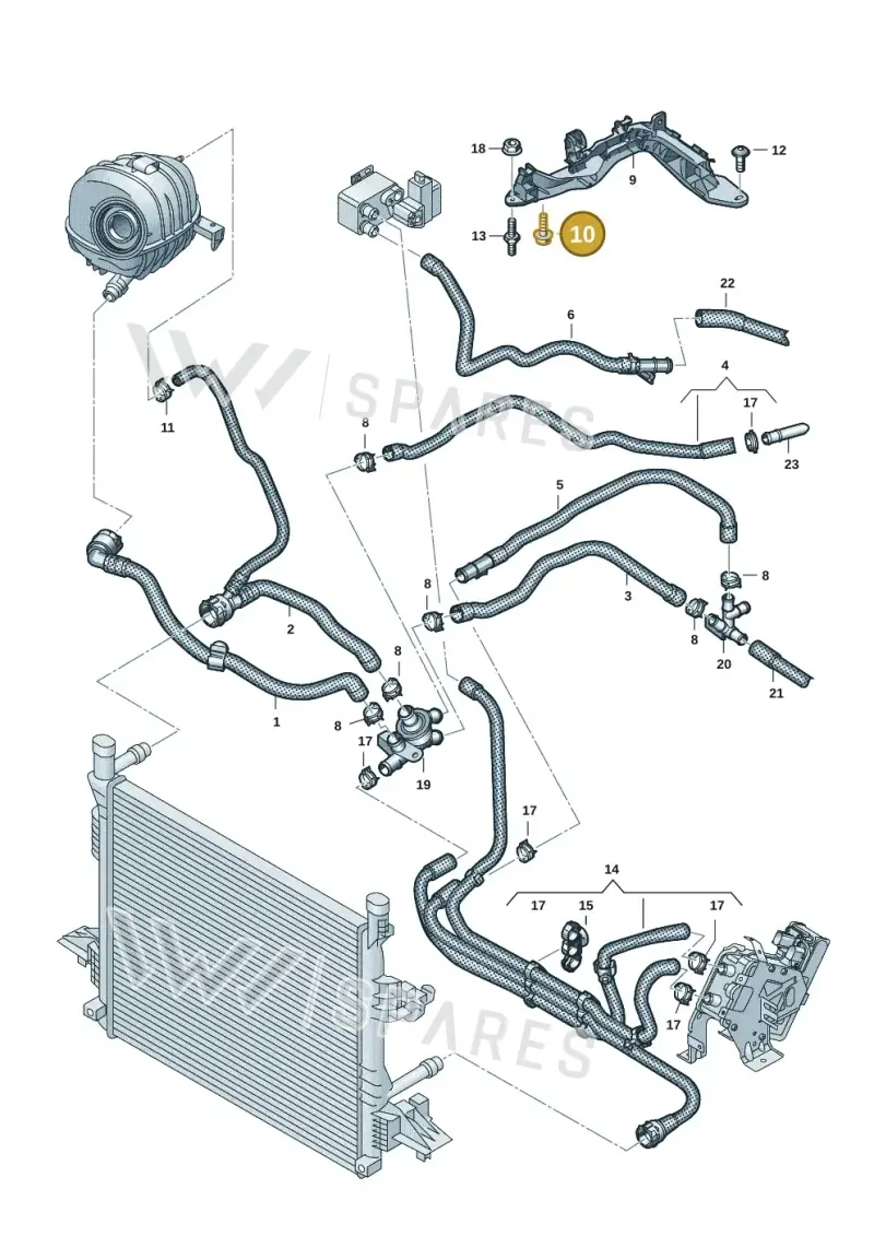 N10471803 — Volkswagen ID.Buzz (2022-) diagram 15a121100, position 10