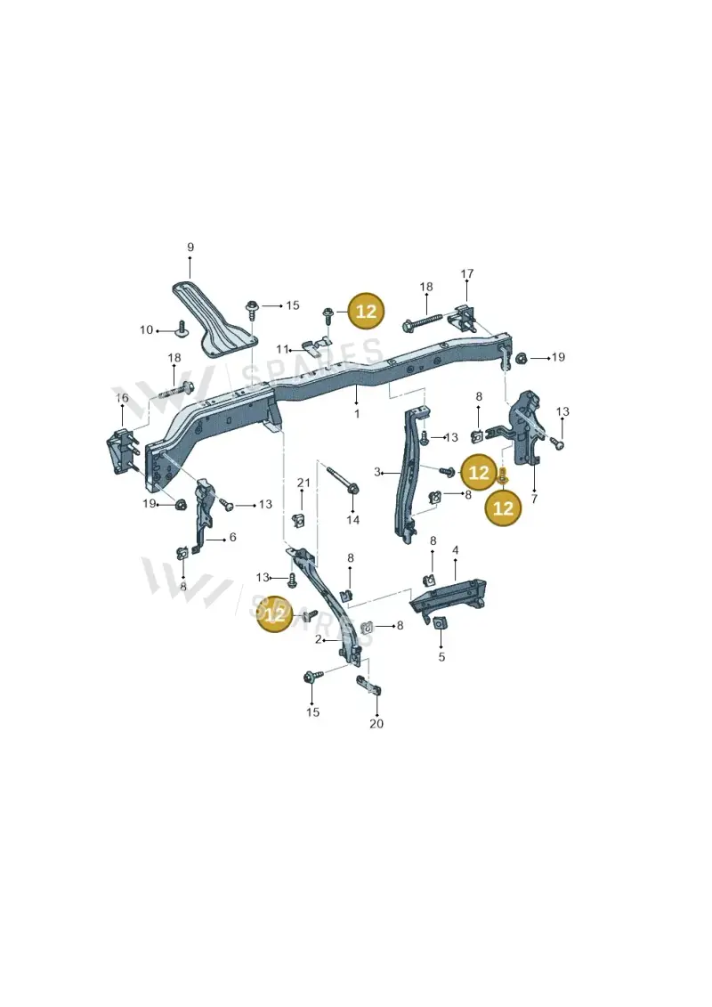 N10473201 — SEAT Altea XL (2013-) diagram 418857000, position 12