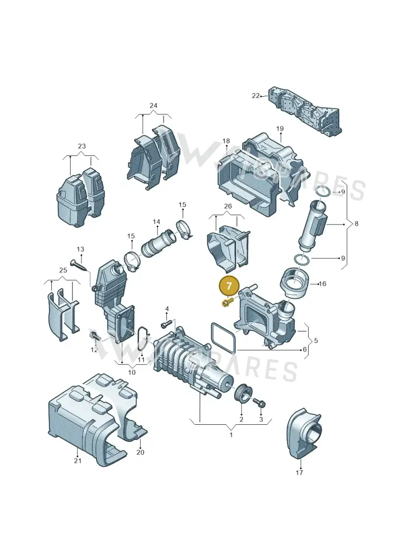N10473401 — Volkswagen Beetle (2016-2019) diagram 634145520, position 7