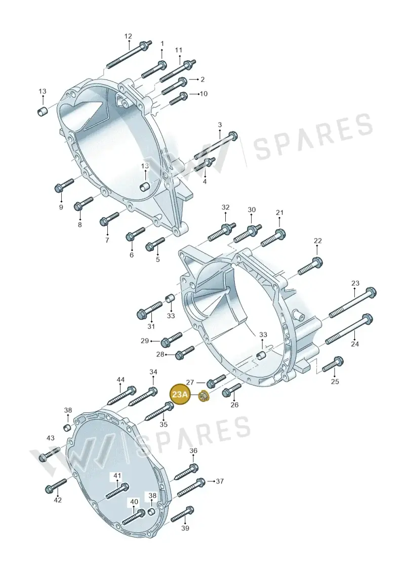 N10474803 — Volkswagen Touareg                08> (2007-) diagram 478300790, position 23A