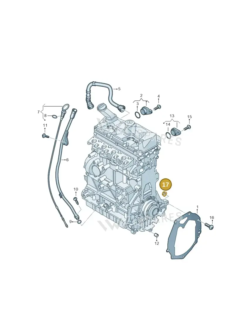 N10474803 — Volkswagen MAN TGE 55 (2016-2021) diagram 807103990, position 17