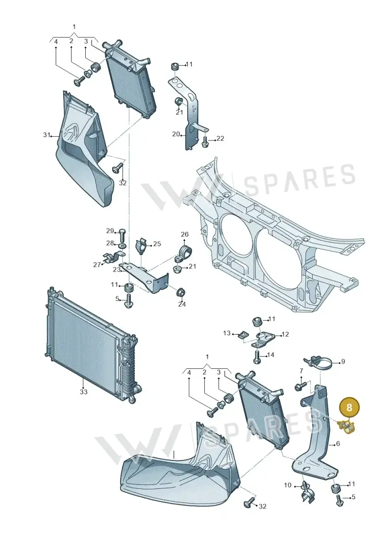 N10479001 — Audi RS4 Cabrio qu.    08> (2007-) diagram 473121770, position 8