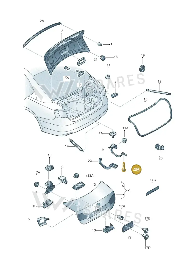 N10482701 — Volkswagen Jetta 1.6 (2014-2018) diagram 692827200, position 4B