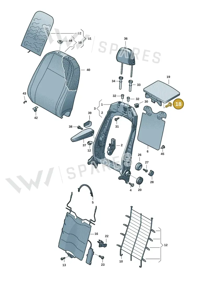 N10488205 — Volkswagen ID.Buzz (2022-) diagram 15a881500, position 18