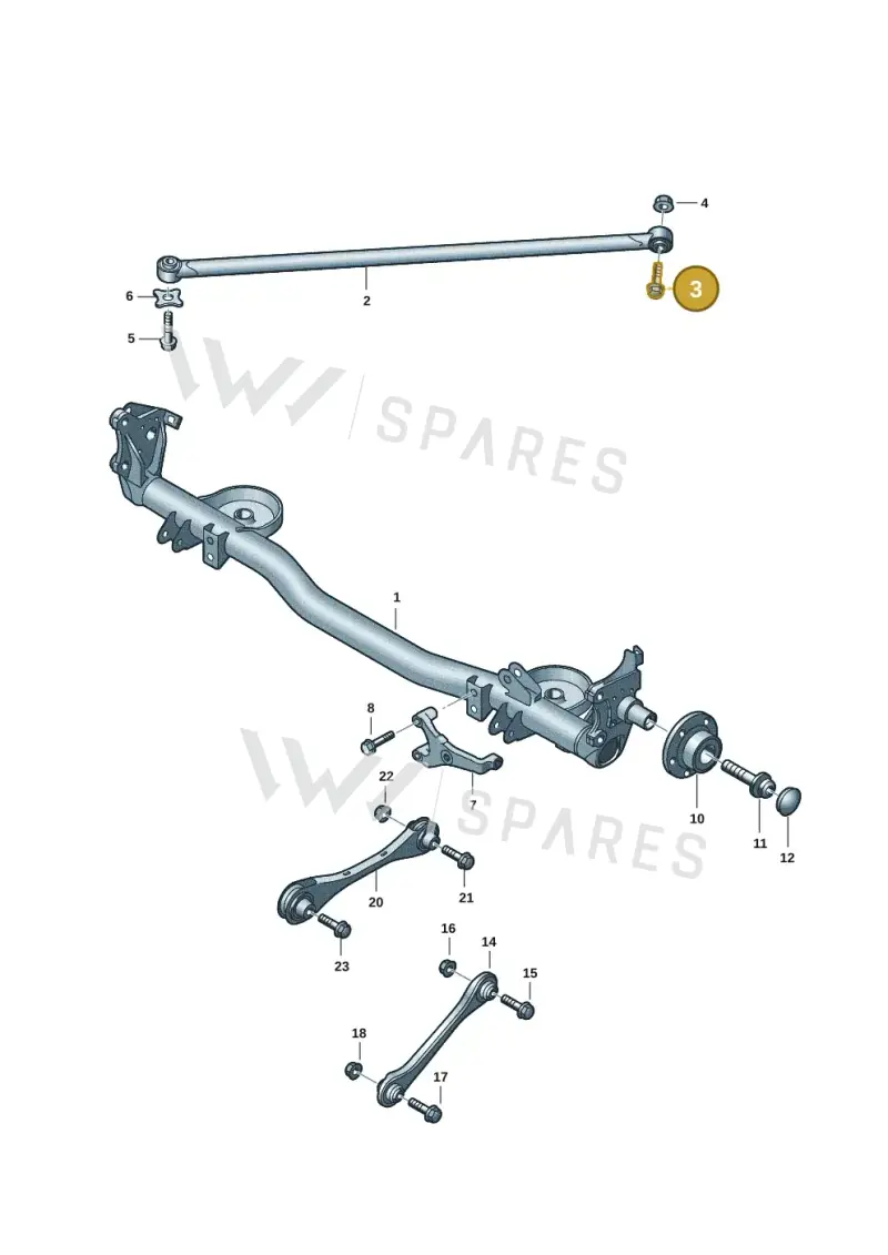 N10500802 — Volkswagen Caddy Maxi Kombi (2020-2024) diagram 2ka501000, position 3