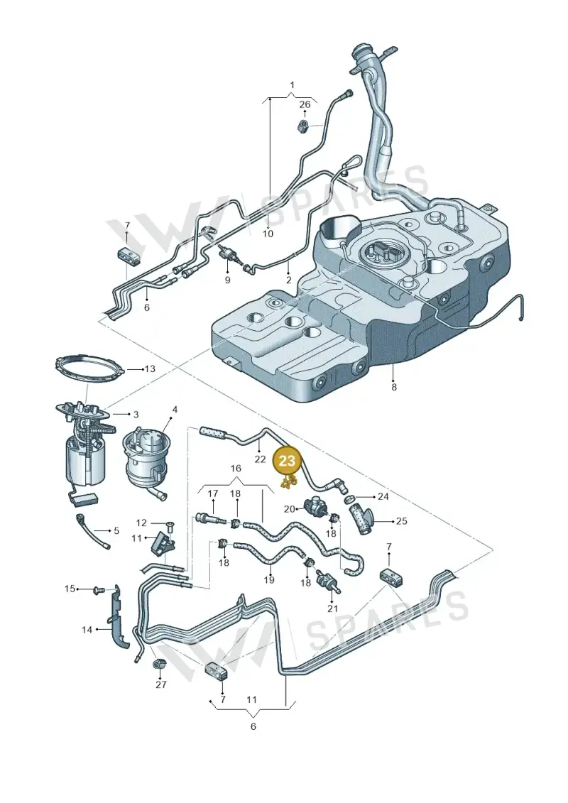 N10513702 — Audi Q5 (2009-2018) diagram 647201300, position 23